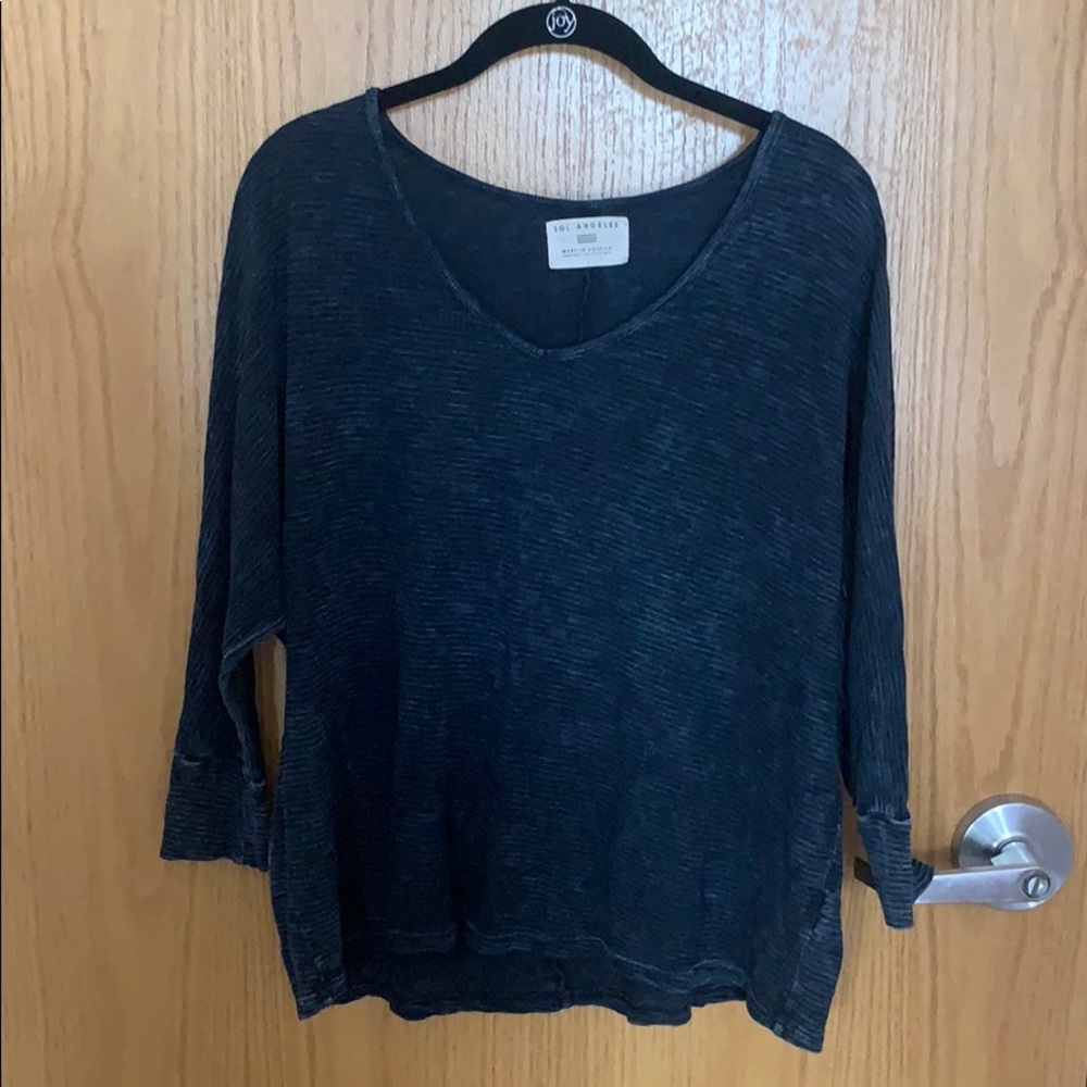 Sol Angeles Navy Long Sleeve Shirt